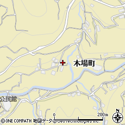 長崎県長崎市木場町592周辺の地図