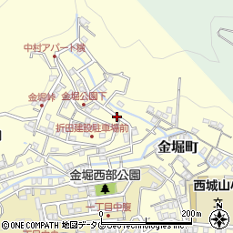 長崎県長崎市金堀町周辺の地図