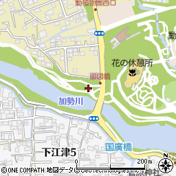 水前寺江津湖公園トイレ（中江津地区２）周辺の地図