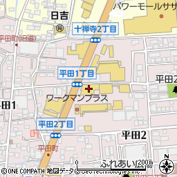 熊本ダイハツ販売本店周辺の地図