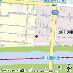 熊本県熊本市西区新土河原2丁目11-33周辺の地図