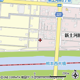 熊本県熊本市西区新土河原2丁目11-33周辺の地図