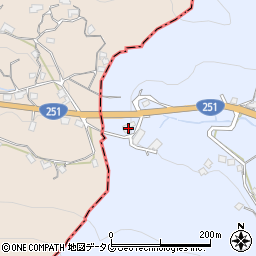 長崎県諫早市飯盛町里2418周辺の地図
