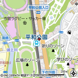 松屋ビル周辺の地図
