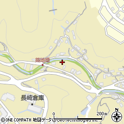 長崎県長崎市田中町周辺の地図