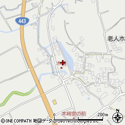 熊本県上益城郡益城町赤井1892周辺の地図