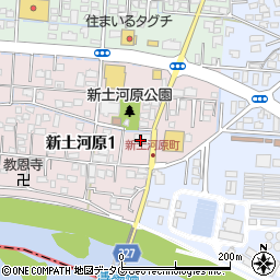 ラップス熊本周辺の地図