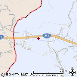 長崎県諫早市飯盛町里2426周辺の地図
