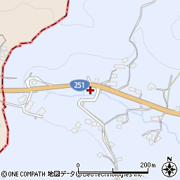 長崎県諫早市飯盛町里2449-1周辺の地図
