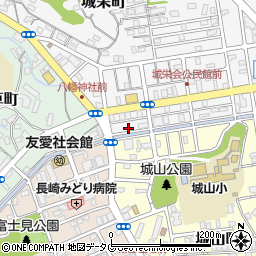 長崎県長崎市城栄町14周辺の地図