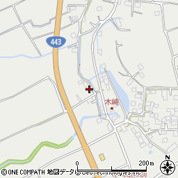 熊本県上益城郡益城町赤井762-2周辺の地図