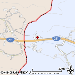 長崎県諫早市飯盛町里2420周辺の地図