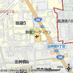 株式会社鶴屋百貨店　その他熊本観光バス周辺の地図