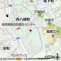 株式会社富田薬品　島原営業所周辺の地図