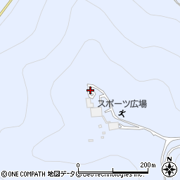 釜岳周辺の地図