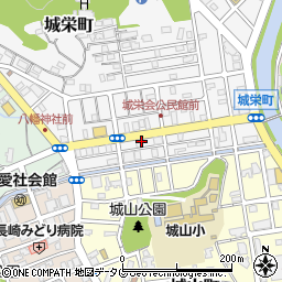長崎県長崎市城栄町16周辺の地図