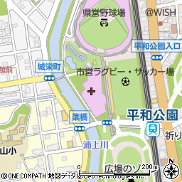 長崎市民総合プール周辺の地図
