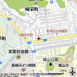 長崎県長崎市城栄町20周辺の地図