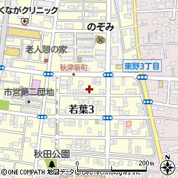株式会社熊本東タカミホーム周辺の地図