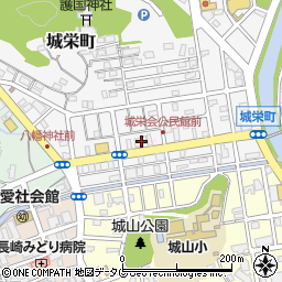 長崎県長崎市城栄町19周辺の地図