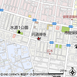 円通禅寺周辺の地図