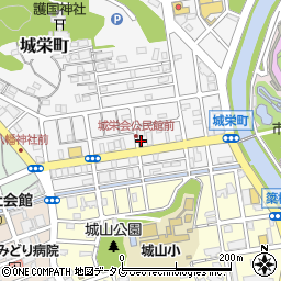 ヒロシ美容室城山店周辺の地図