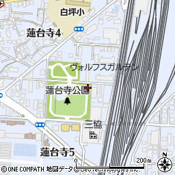 蓮台寺公園トイレ周辺の地図
