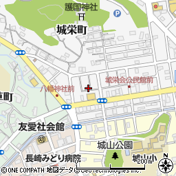 長崎県長崎市城栄町21-3周辺の地図