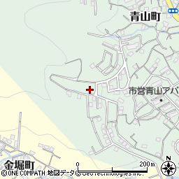 青城公園周辺の地図