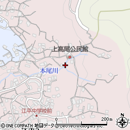 長崎県長崎市高尾町25周辺の地図