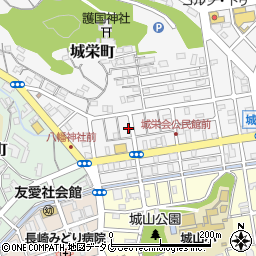 長崎県長崎市城栄町21-22周辺の地図