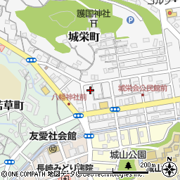 長崎県長崎市城栄町21-15周辺の地図
