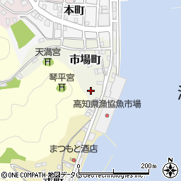 高知県土佐清水市市場町10周辺の地図