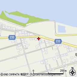 熊本沖新簡易郵便局周辺の地図