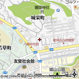 長崎県長崎市城栄町21-13周辺の地図