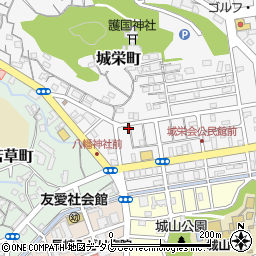長崎県長崎市城栄町21-14周辺の地図