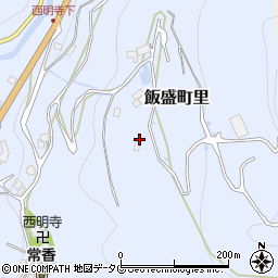長崎県諫早市飯盛町里2001周辺の地図