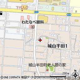 合カギ・サカモト西区田崎・城山　受付周辺の地図