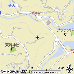 長崎県長崎市田中町3711周辺の地図