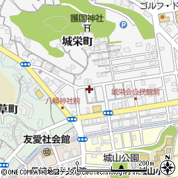 長崎県長崎市城栄町21-16周辺の地図