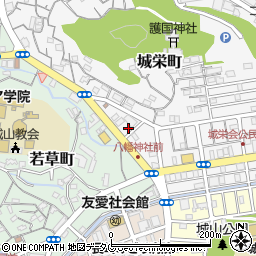 長崎県長崎市城栄町32-24周辺の地図