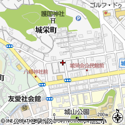 長崎県長崎市城栄町21-19周辺の地図