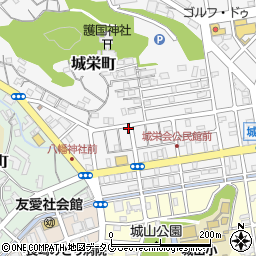 長崎県長崎市城栄町21-20周辺の地図