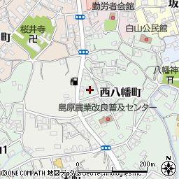 藤村薬品株式会社　島原営業所周辺の地図
