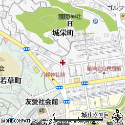 長崎県長崎市城栄町27-11周辺の地図