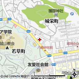 長崎県長崎市城栄町32-3周辺の地図