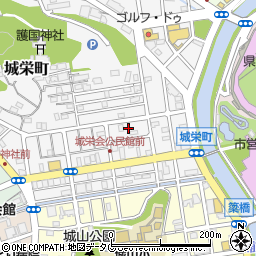 長崎県長崎市城栄町23周辺の地図