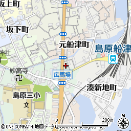 たちばな信用金庫島原支店周辺の地図