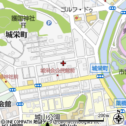長崎県長崎市城栄町23-14周辺の地図