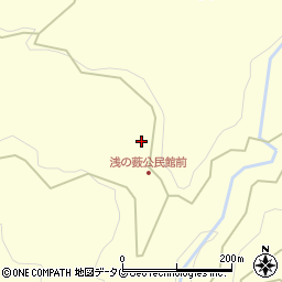 熊本県上益城郡御船町田代6792周辺の地図